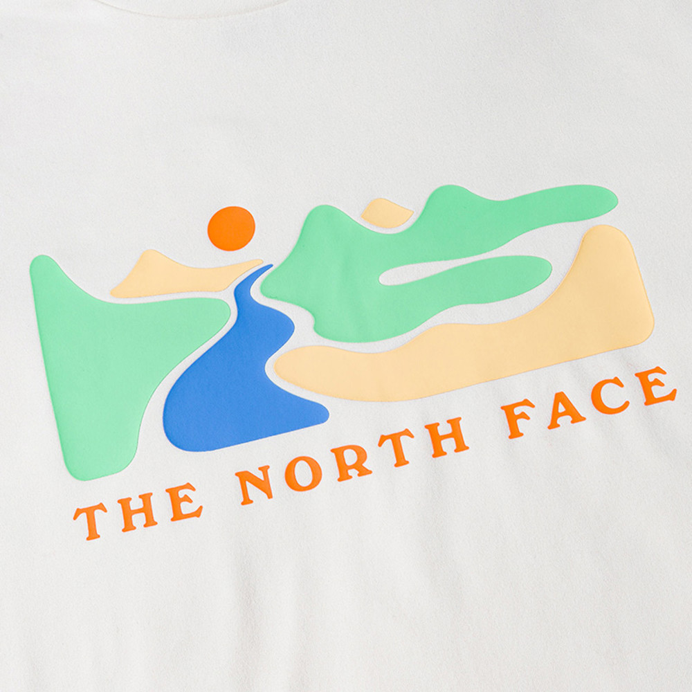 The North Face北面兒童米白色UPF防曬長袖上衣｜8DXPQLI