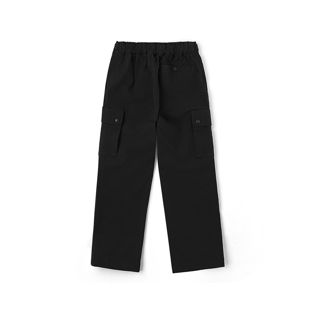 The North Face北面兒童黑色DWR防潑水休閒長褲｜8DU4JK3