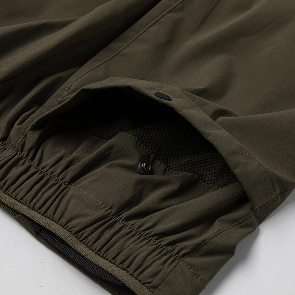 The North Face北面兒童灰褐色DWR防潑水休閒長褲｜89XD21L