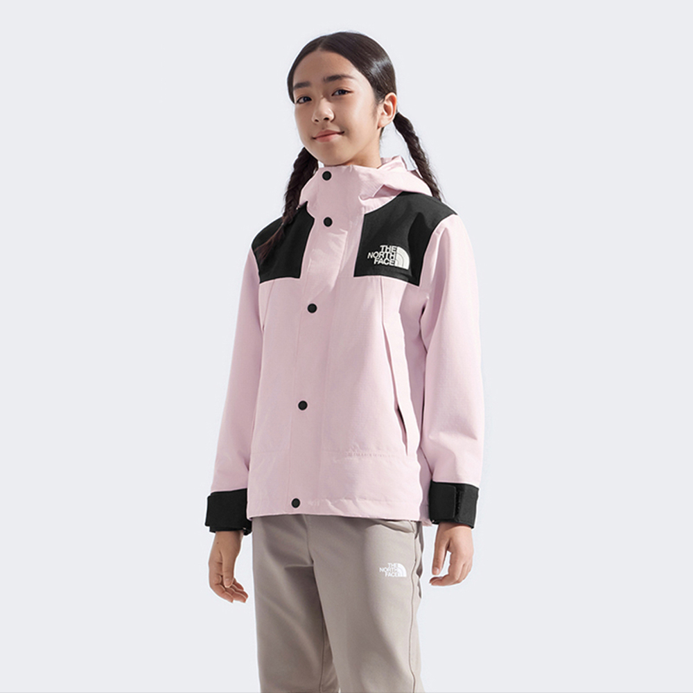 經典ICON兒童粉色DRYVENT防水衝鋒衣｜8BNDBP6