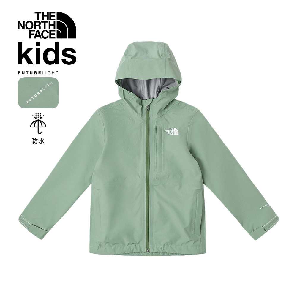 The North Face北面兒童綠色FUTURELIGHT防水透氣衝鋒衣｜8C8VBQ1｜运动品牌