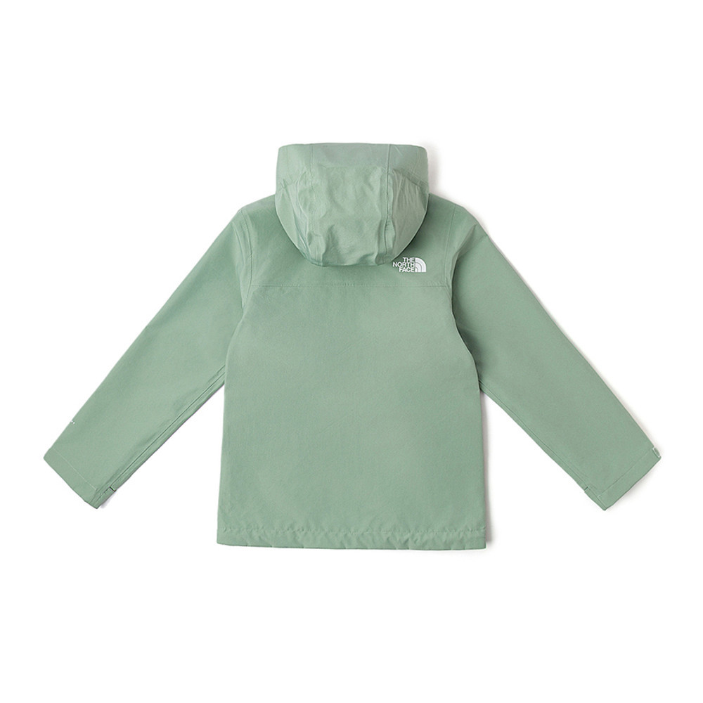 The North Face北面兒童綠色FUTURELIGHT防水透氣衝鋒衣｜8C8VBQ1