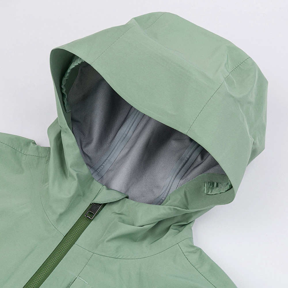 The North Face北面兒童綠色FUTURELIGHT防水透氣衝鋒衣｜8C8VBQ1