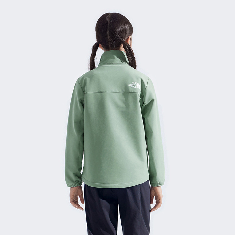 The North Face北面兒童綠色FUTURELIGHT防水透氣衝鋒衣｜8C8VBQ1