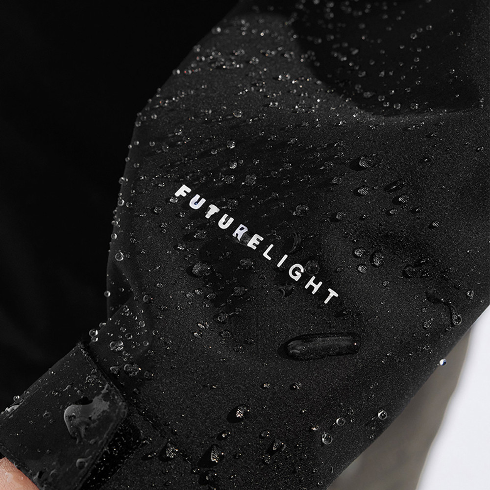 The North Face北面兒童黑色FUTURELIGHT防水透氣衝鋒衣｜8C8VJK3