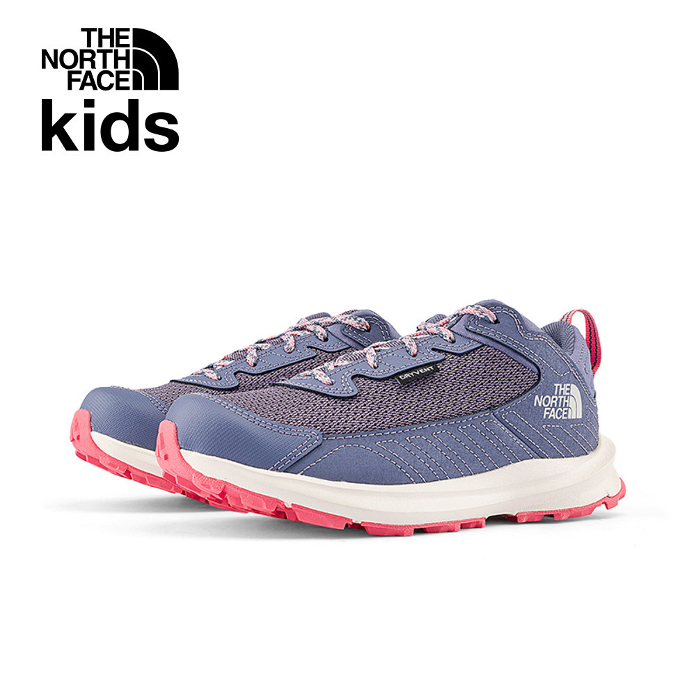 The North Face北面兒童紫色防水透氣舒適耐穿徒步鞋｜5LXGF5B