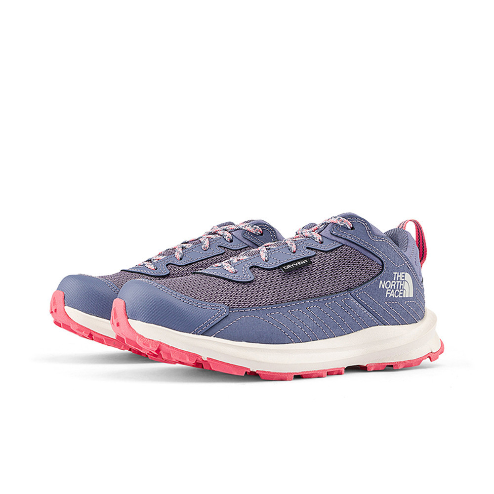 The North Face北面兒童紫色防水透氣舒適耐穿徒步鞋｜5LXGF5B