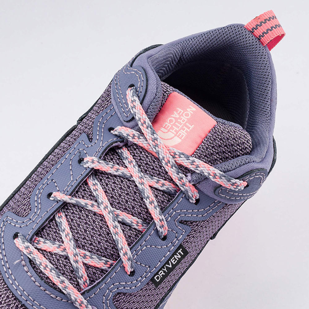The North Face北面兒童紫色防水透氣舒適耐穿徒步鞋｜5LXGF5B
