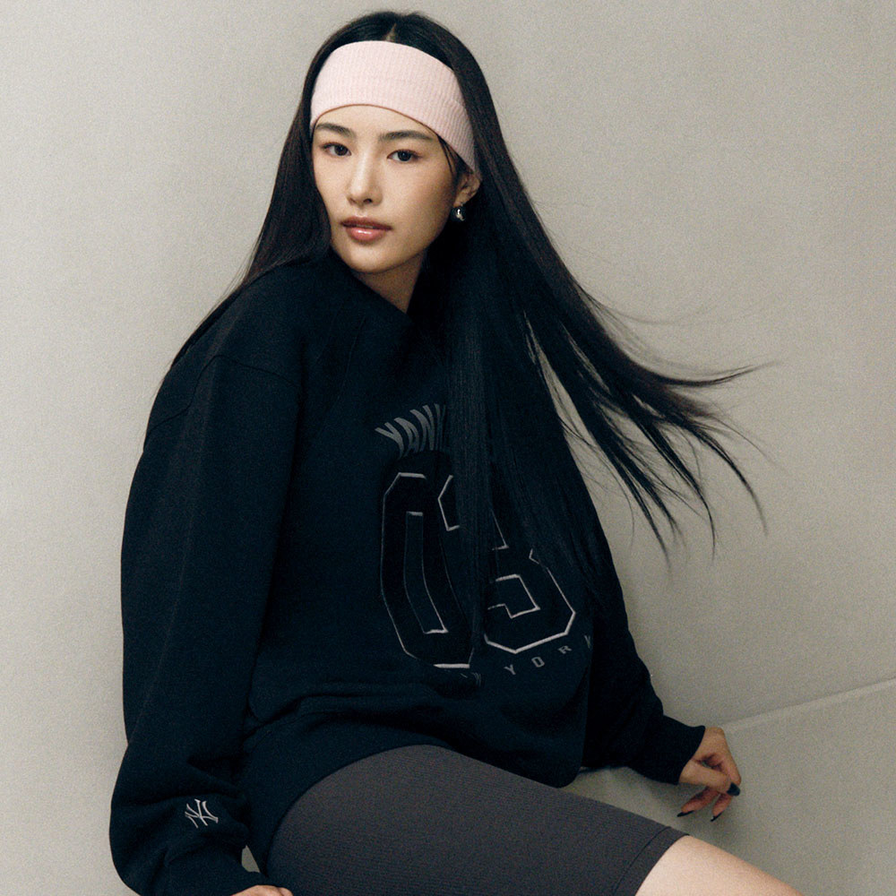 MLB 長袖大學T Varsity系列 紐約洋基隊 (3AMTV0254-50BKS)