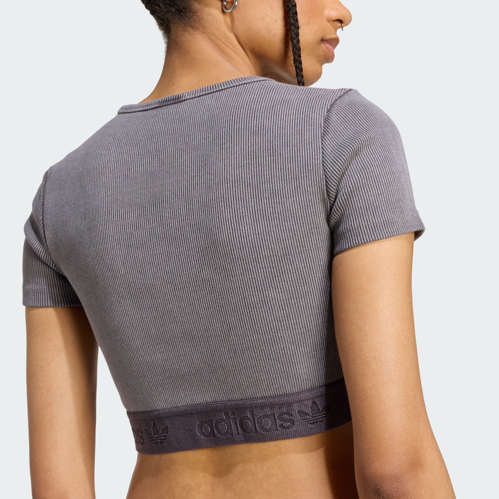 ESSENTIALS 水洗短版短袖上衣