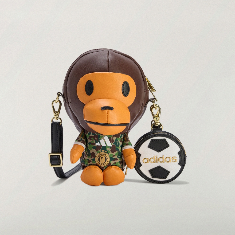 Adidas BAPE MILO 肩背包｜是喜歡彰顯風格的人－疾速運動商城