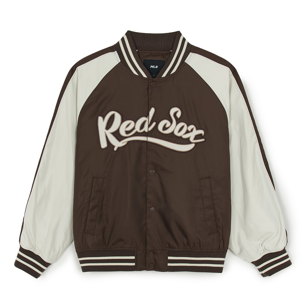MLB 棒球外套 尼龍外套 夾克 波士頓紅襪隊 (3AJPB0954-43BRS)