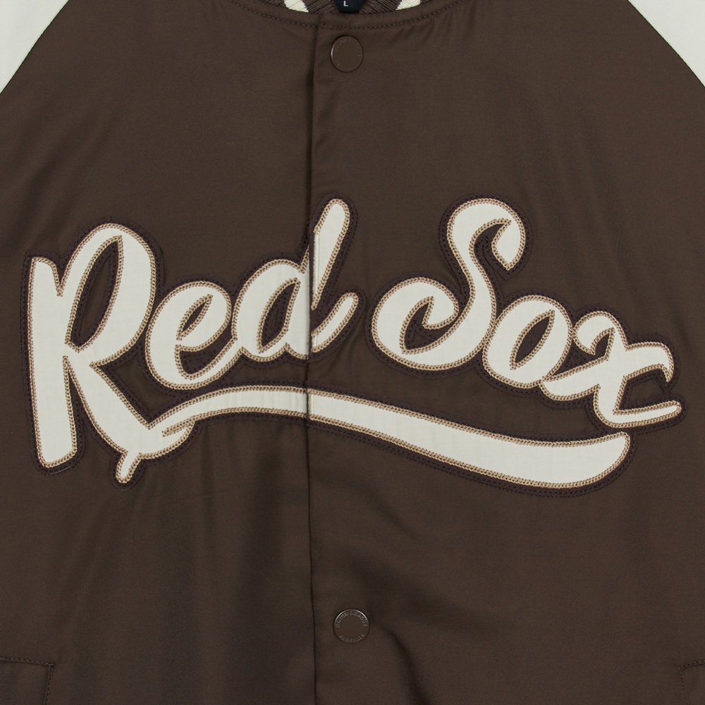 MLB 棒球外套 尼龍外套 夾克 波士頓紅襪隊 (3AJPB0954-43BRS)