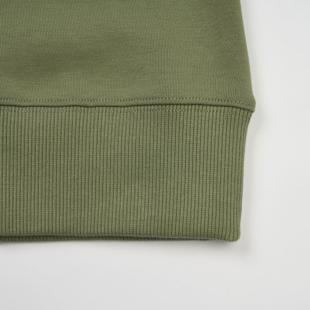 The North Face北面男款綠色舒適大尺寸印花長袖大學T｜8F0KBO9