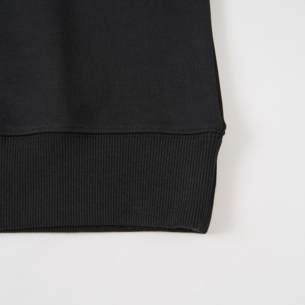 The North Face北面男款黑色舒適大尺寸印花長袖大學T｜8F0KJK3