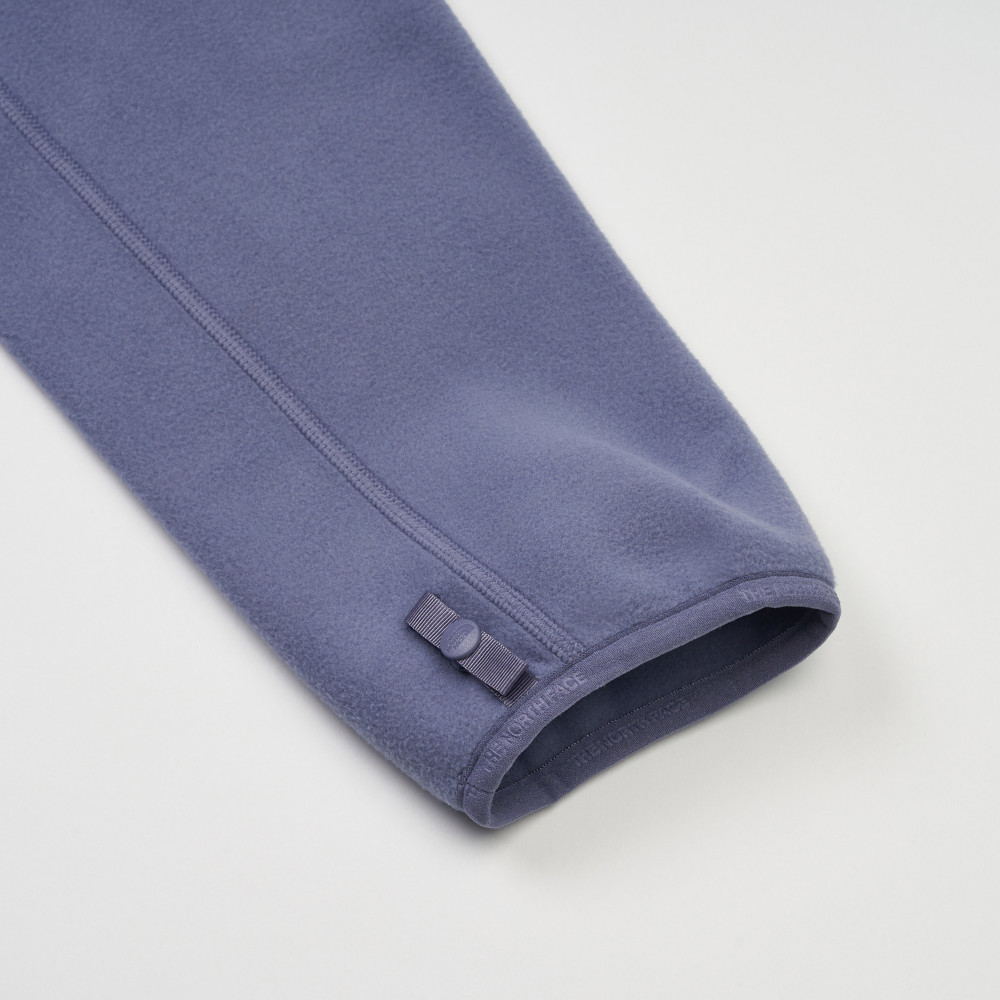 The North Face北面男款藍色DWR防潑水抓絨外套｜8FHYGFI