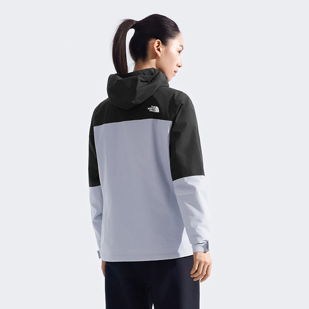 The North Face北面女款藍色DryVent防水透氣抓絨內裡三合一外套｜8CK3D0P