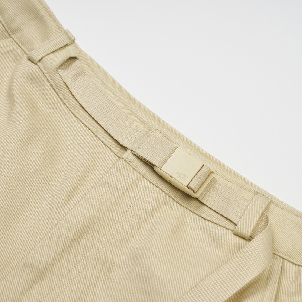 The North Face北面女款米色純棉休閒長褲｜8DWW3X4