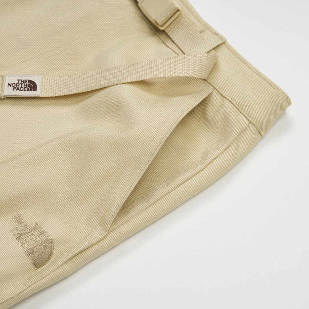 The North Face北面女款米色純棉休閒長褲｜8DWW3X4