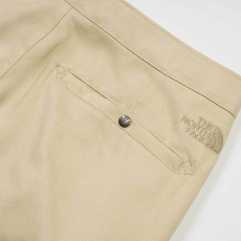 The North Face北面女款米色純棉休閒長褲｜8DWW3X4