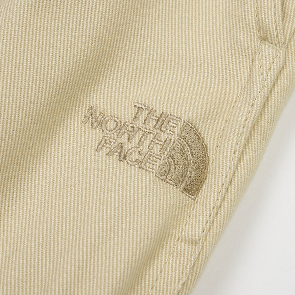 The North Face北面女款米色純棉休閒長褲｜8DWW3X4