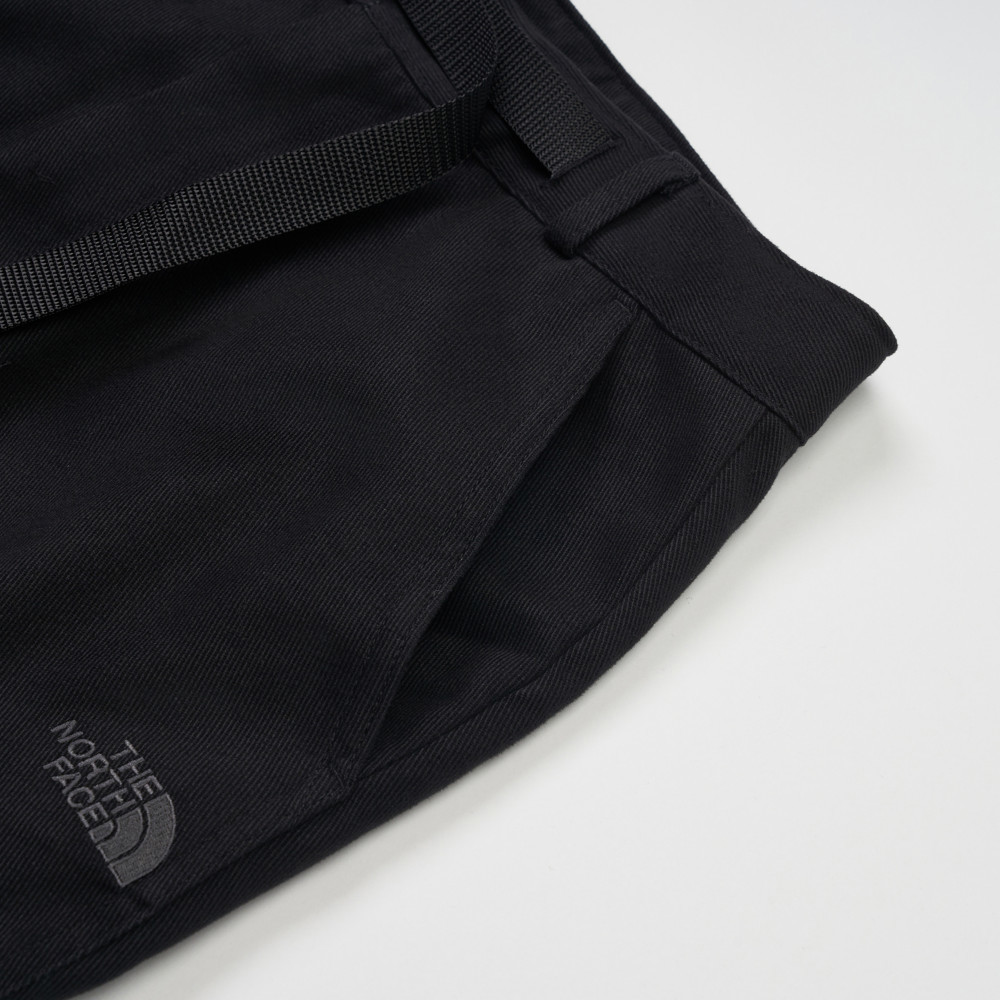 The North Face北面女款黑色純棉休閒長褲｜8DWWJK3