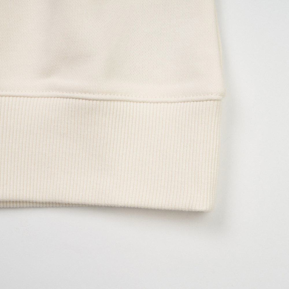 The North Face北面女款米白色舒適透氣長袖大學T｜8F0XQLI