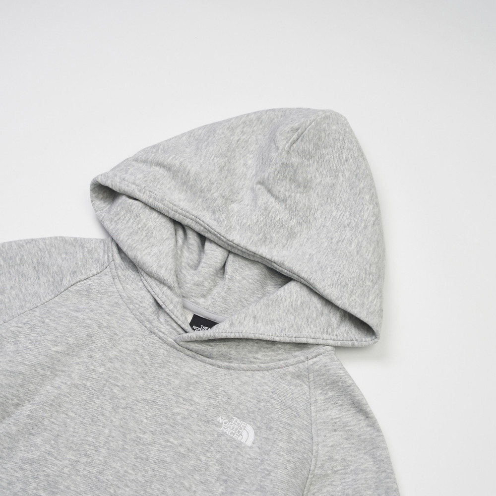 The North Face北面女款灰色舒適透氣長袖帽T｜8F0YDYX