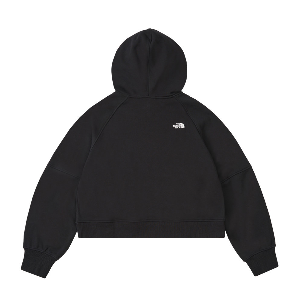 The North Face北面女款黑色舒適透氣長袖帽T｜8F0YJK3