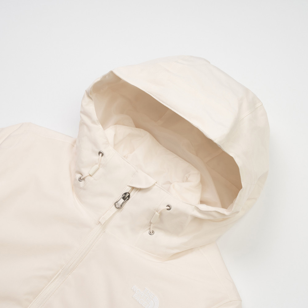 The North Face北面女款米白色DryVent防水透氣鋪棉內裡三合一外套｜8FJWQLI