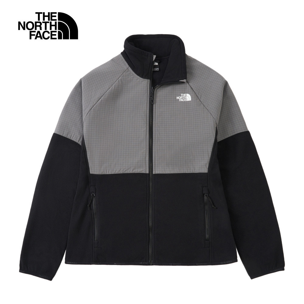 The North Face北面女款黑色舒適保暖抓絨外套｜8FJXAFI