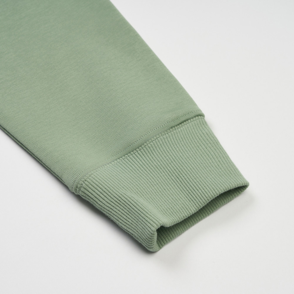 The North Face北面男女款綠色舒適透氣長袖帽T｜8F09BQ1