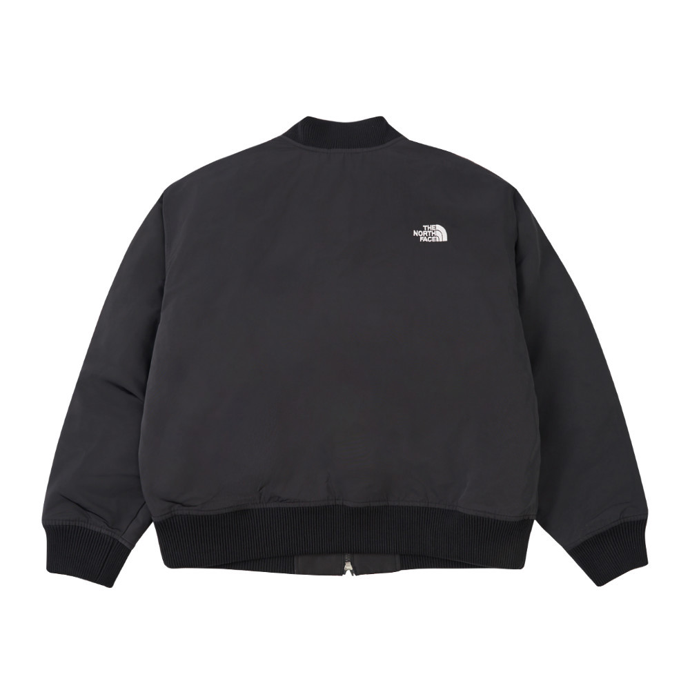 The North Face北面男女款黑色DWR防潑水鋪棉外套｜8F3RJK3