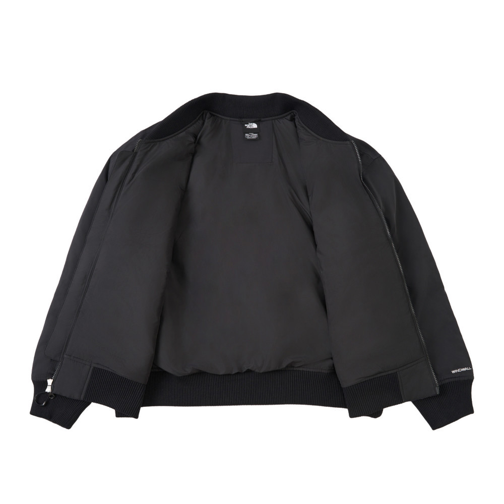 The North Face北面男女款黑色DWR防潑水鋪棉外套｜8F3RJK3