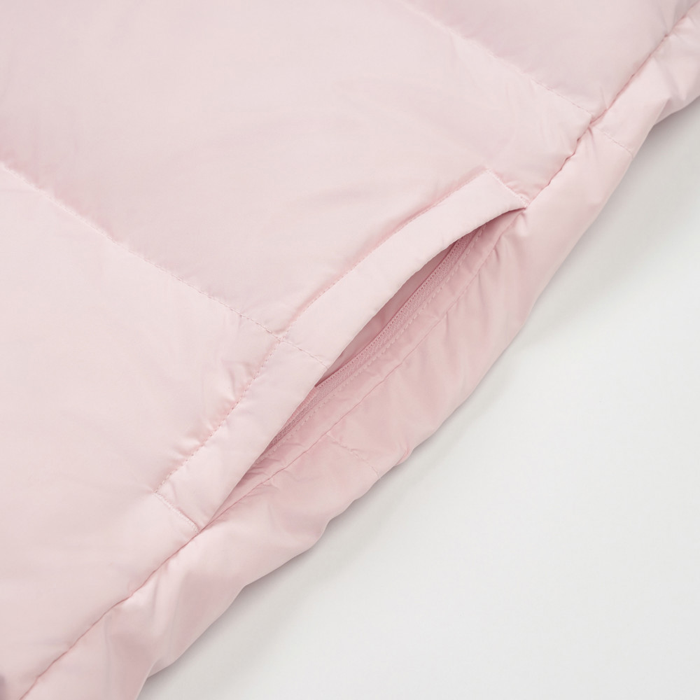 The North Face北面兒童粉色DWR防潑水羽絨背心｜8DN1BP6