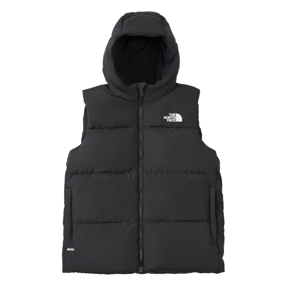 The North Face北面兒童黑色DWR防潑水羽絨背心｜8DN1JK3