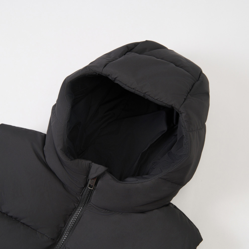 The North Face北面兒童黑色DWR防潑水羽絨背心｜8DN1JK3