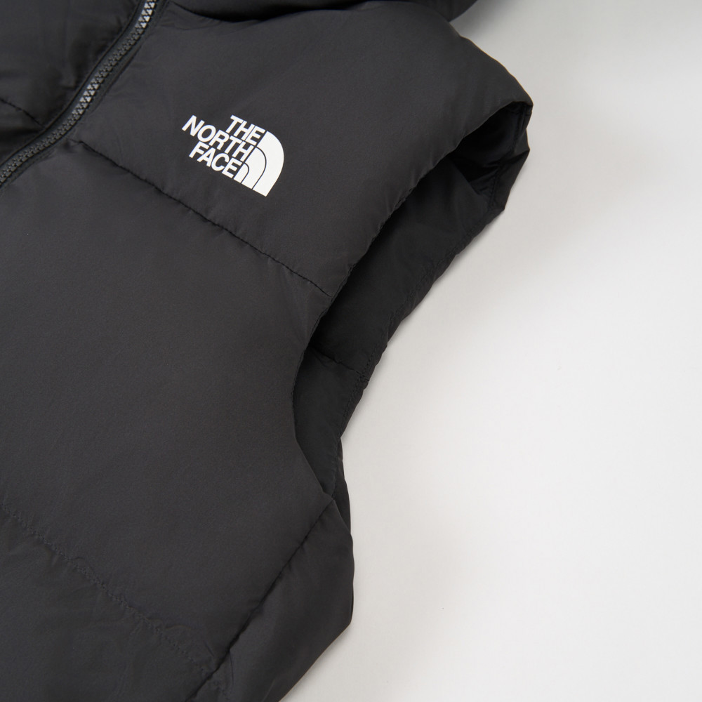 The North Face北面兒童黑色DWR防潑水羽絨背心｜8DN1JK3