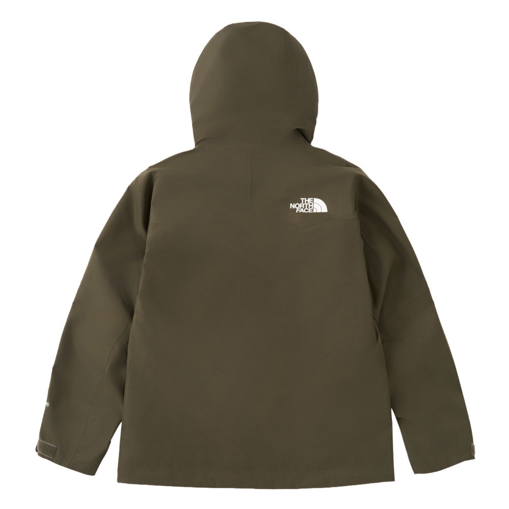 The North Face北面兒童灰褐色DryVent防水透氣衝鋒衣｜8DXM21L