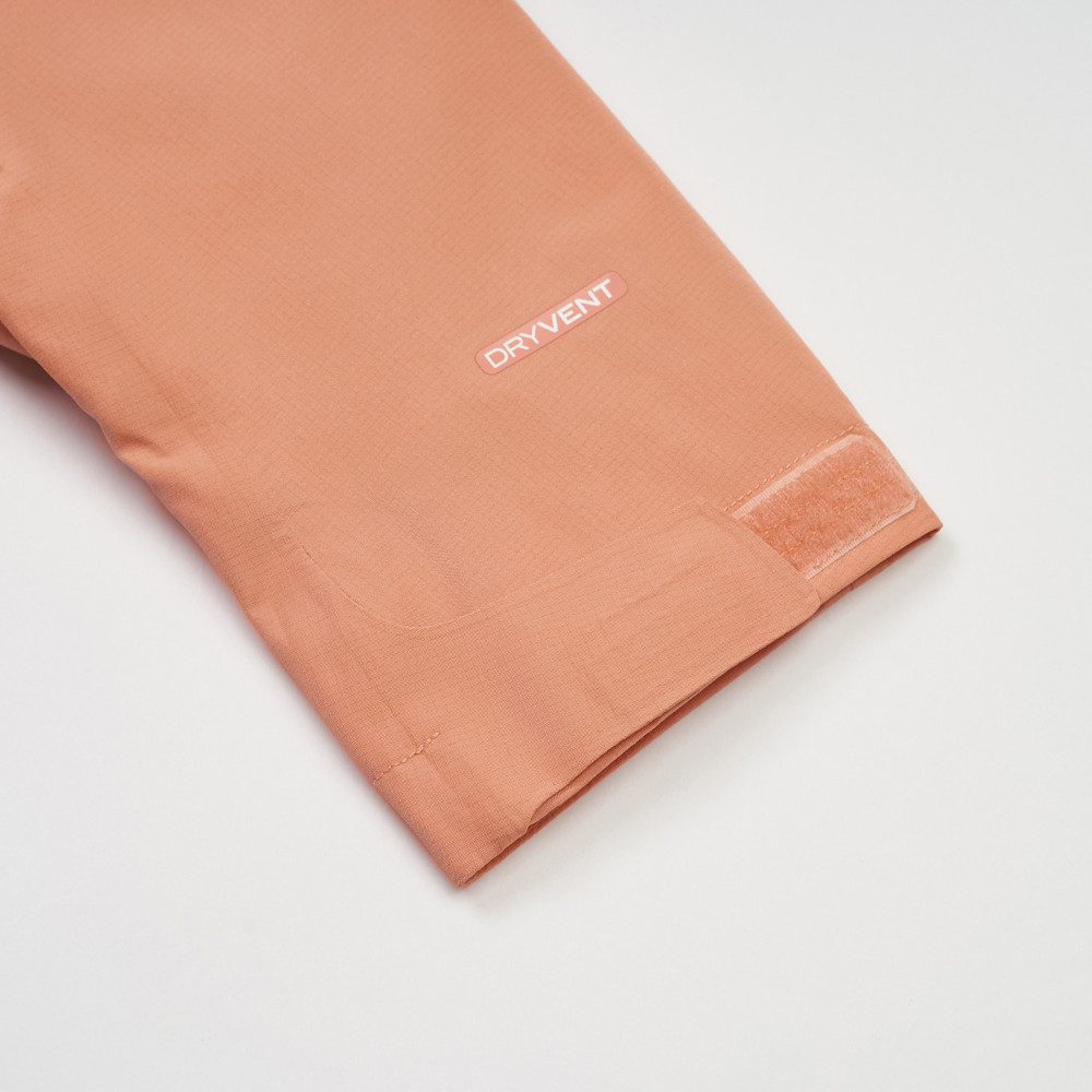 The North Face北面兒童橘色DryVent防水透氣衝鋒衣｜8DXMBOO