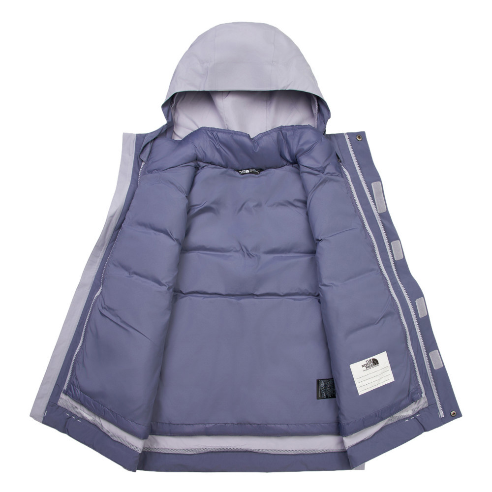 The North Face北面兒童藍色DryVent防水透氣羽絨內裡三合一外套｜8DXREHA