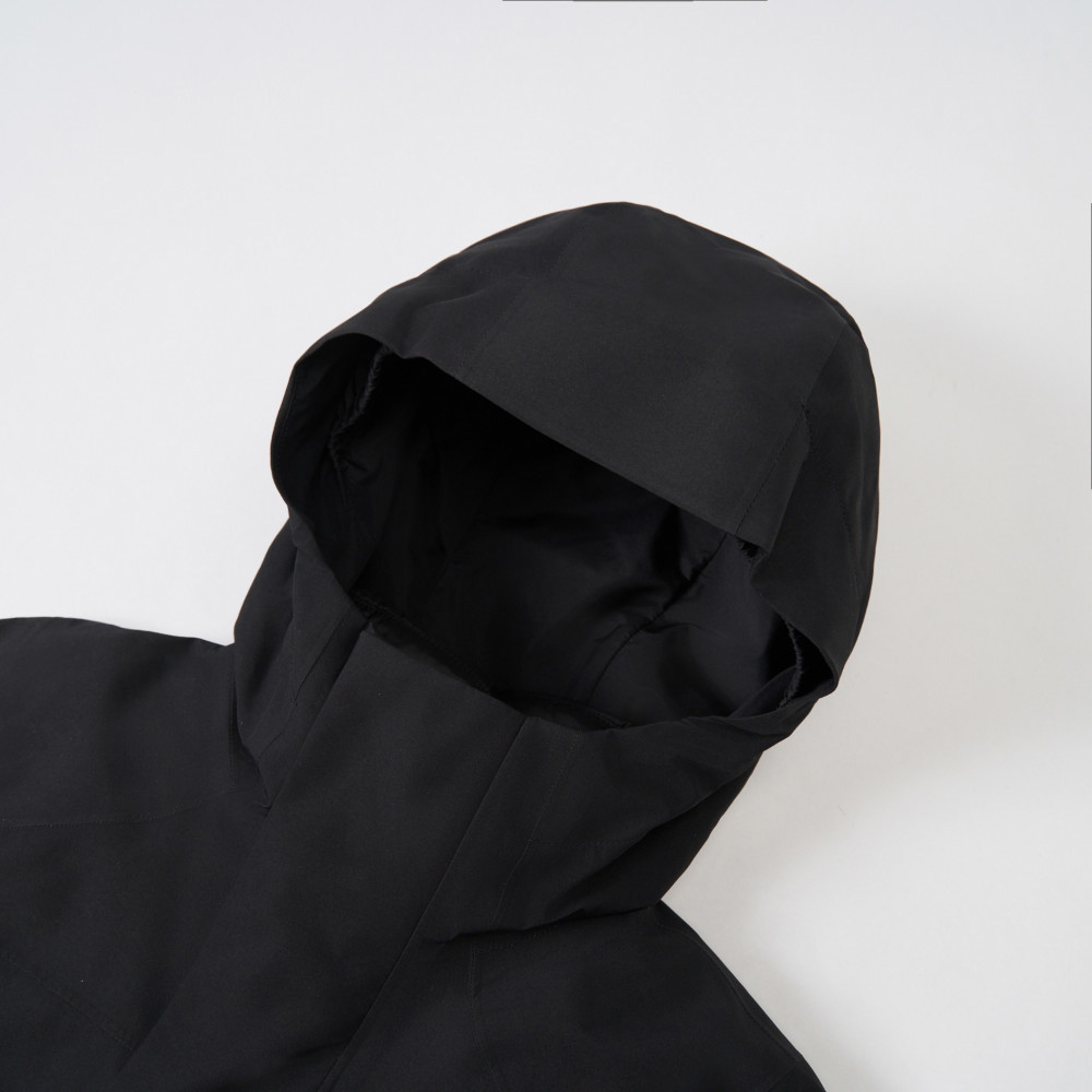 The North Face北面兒童黑色DryVent防水透氣羽絨內裡三合一外套｜8DXRJK3