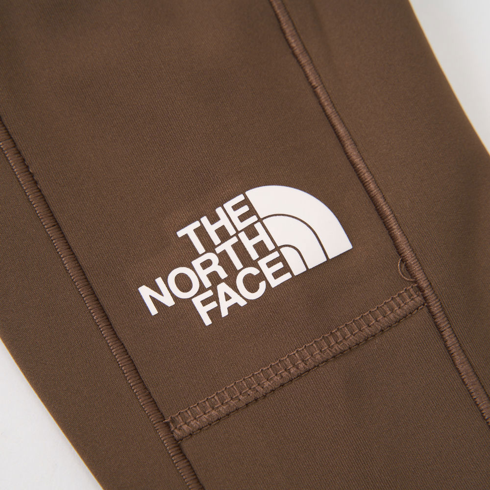 The North Face北面兒童棕色吸濕排汗緊身褲｜89XN1OI