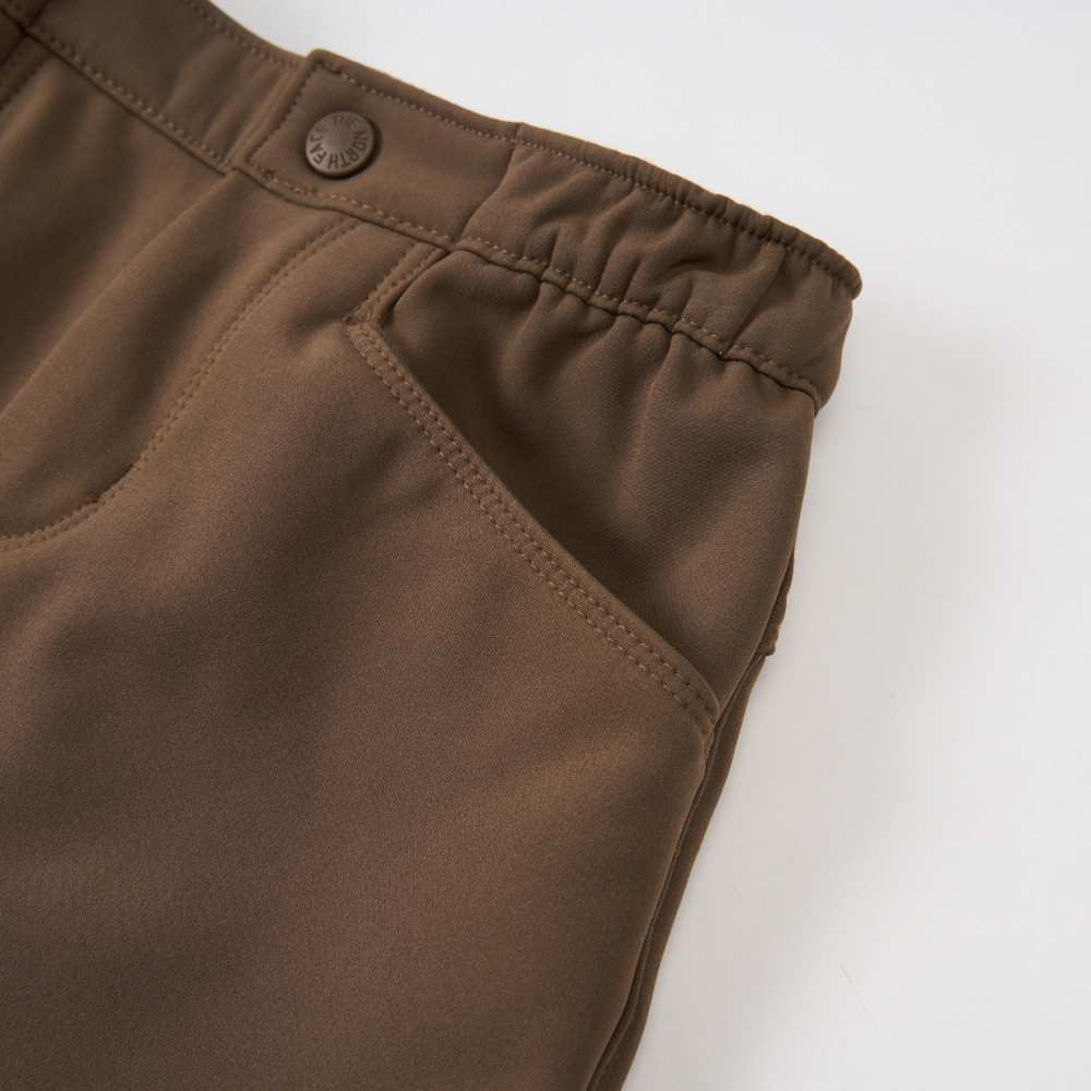 The North Face北面兒童棕色DWR防潑水戶外徒步長褲｜8DXS1OI