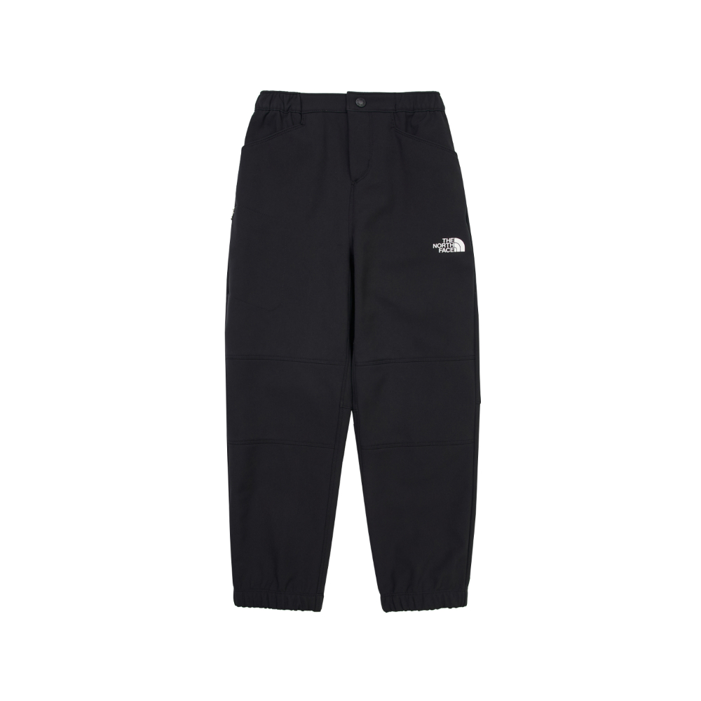 The North Face北面兒童黑色DWR防潑水戶外徒步長褲｜8DXSJK3