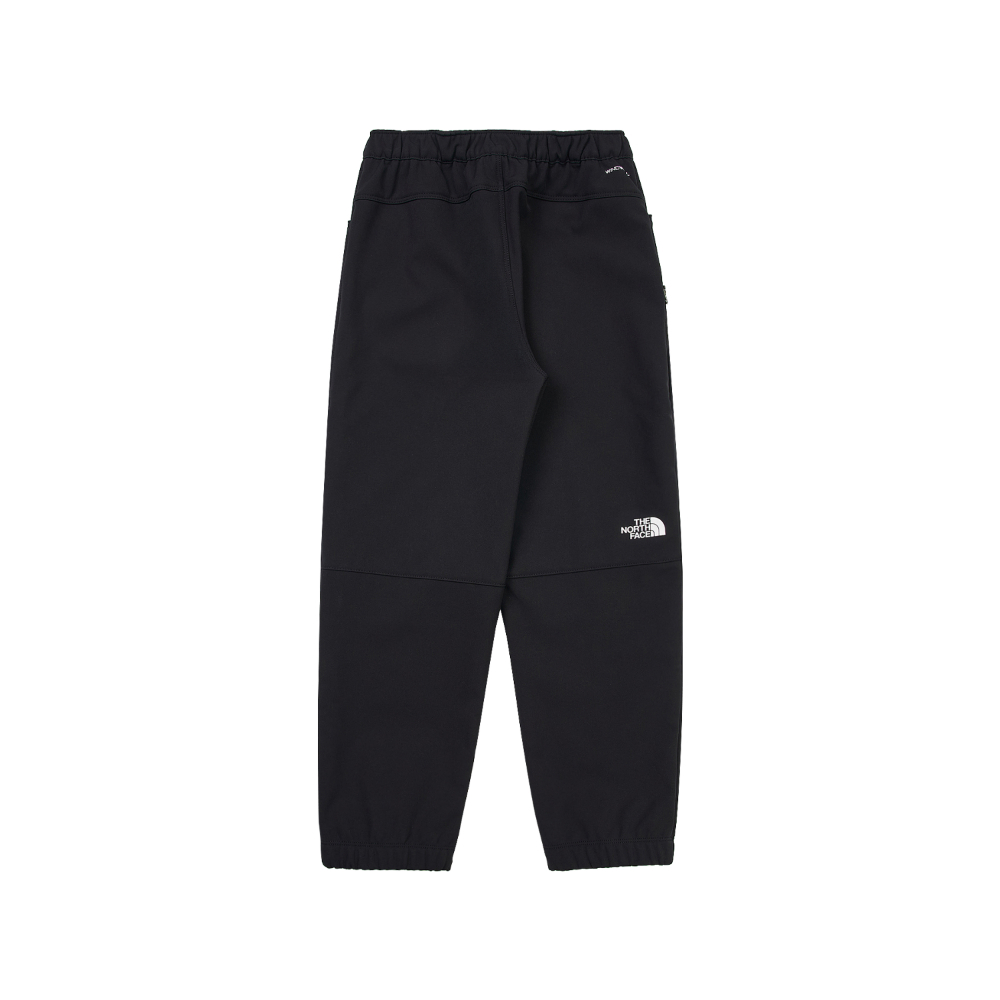 The North Face北面兒童黑色DWR防潑水戶外徒步長褲｜8DXSJK3