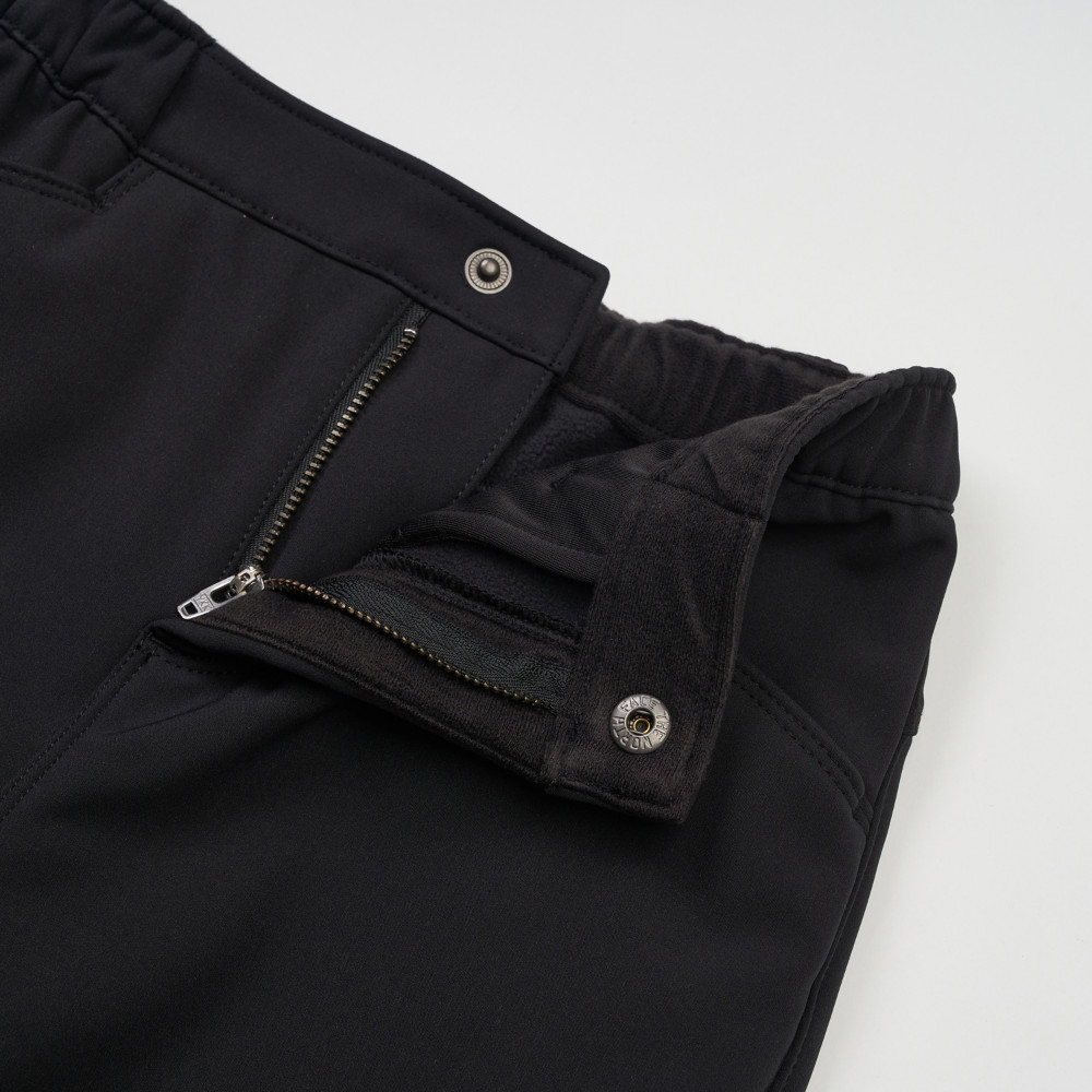 The North Face北面兒童黑色DWR防潑水戶外徒步長褲｜8DXSJK3