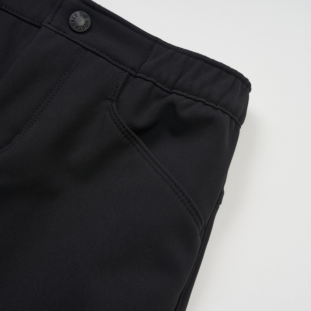 The North Face北面兒童黑色DWR防潑水戶外徒步長褲｜8DXSJK3