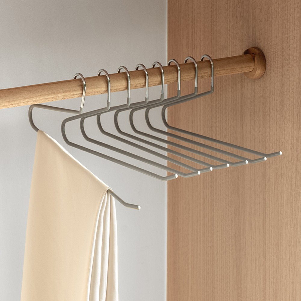 懶角落Z型褲架-(杏咖5入)