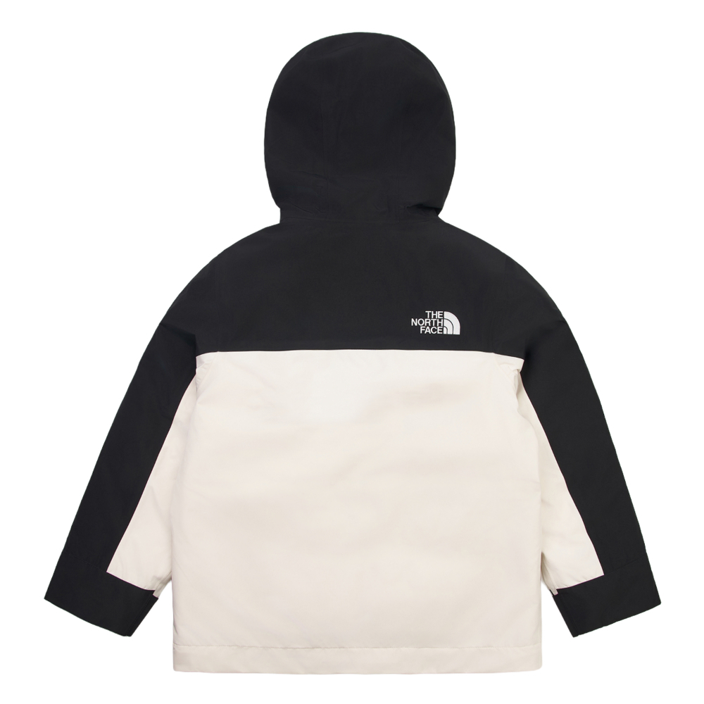 The North Face北面兒童米白色DryVent防水透氣羽絨內裡三合一外套｜8DXTROU